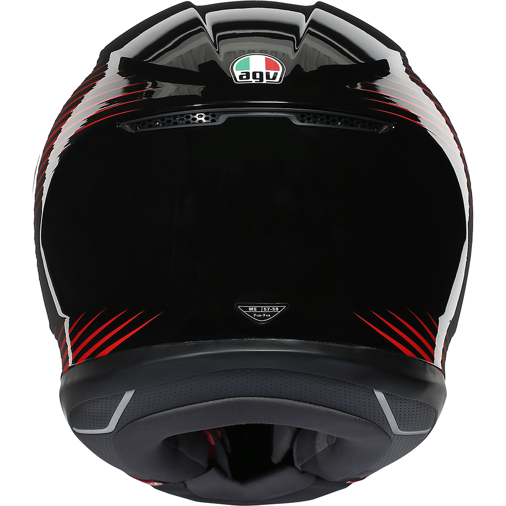 AGV - Casque K6 Rush Rouge / Noir