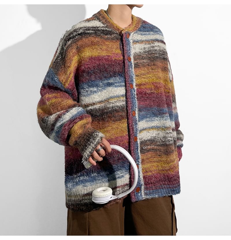 Filmas - Melange Button-Up Cardigan