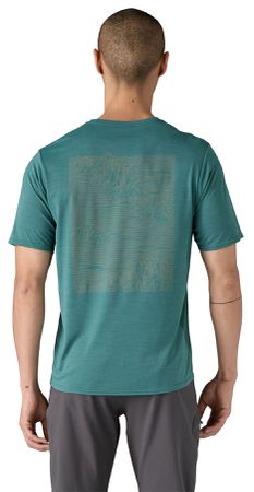 CAP COOL Herren-Kurzarmshirt  strataspire: wetland blue x-dye  L
