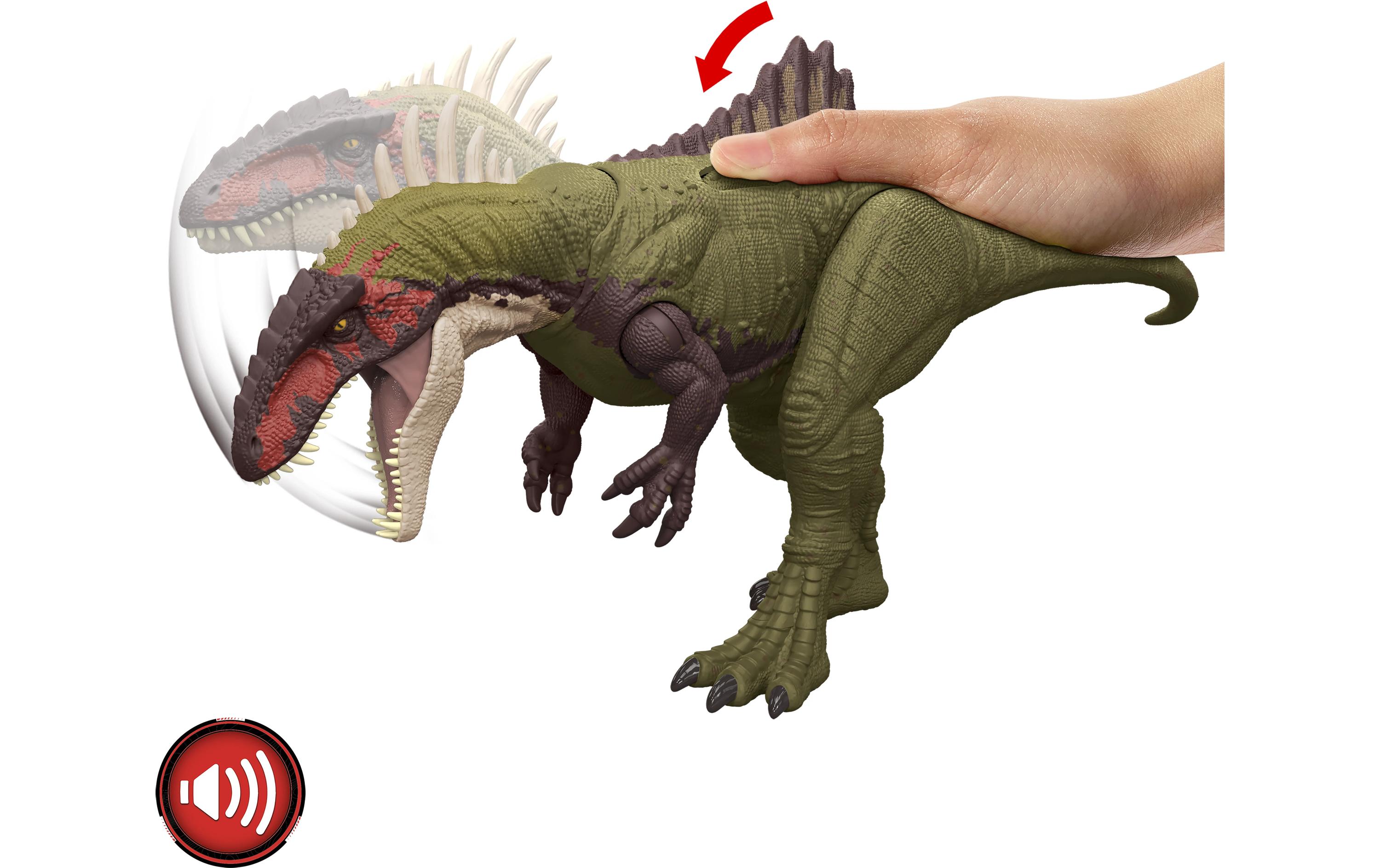 Jurassic World Battle Roar Becklespinax 43 cmSpielzeugdinosaurier
