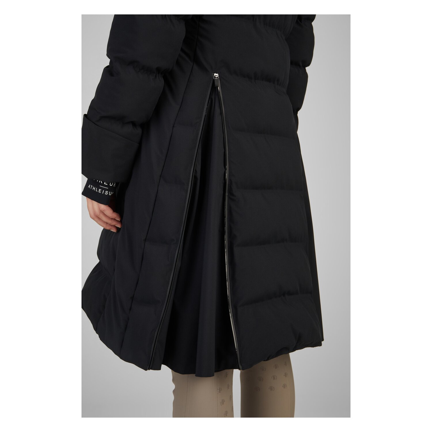 PIKEUR Athleisure Stepp-Reitmantel - black