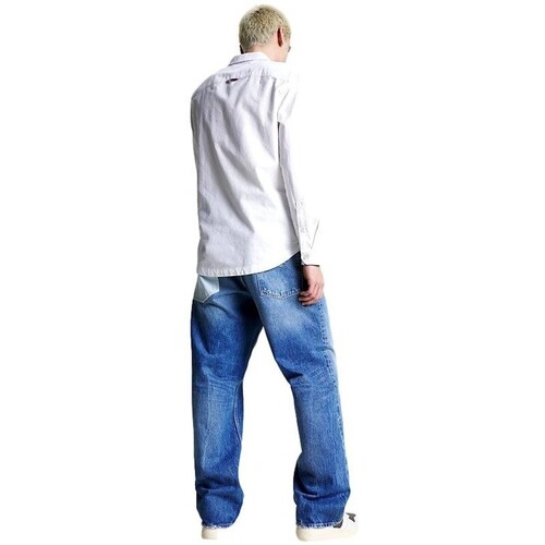 Tommy Jeans - CAMISA HOMBRE OXFORD DM0DM15408 Blanco