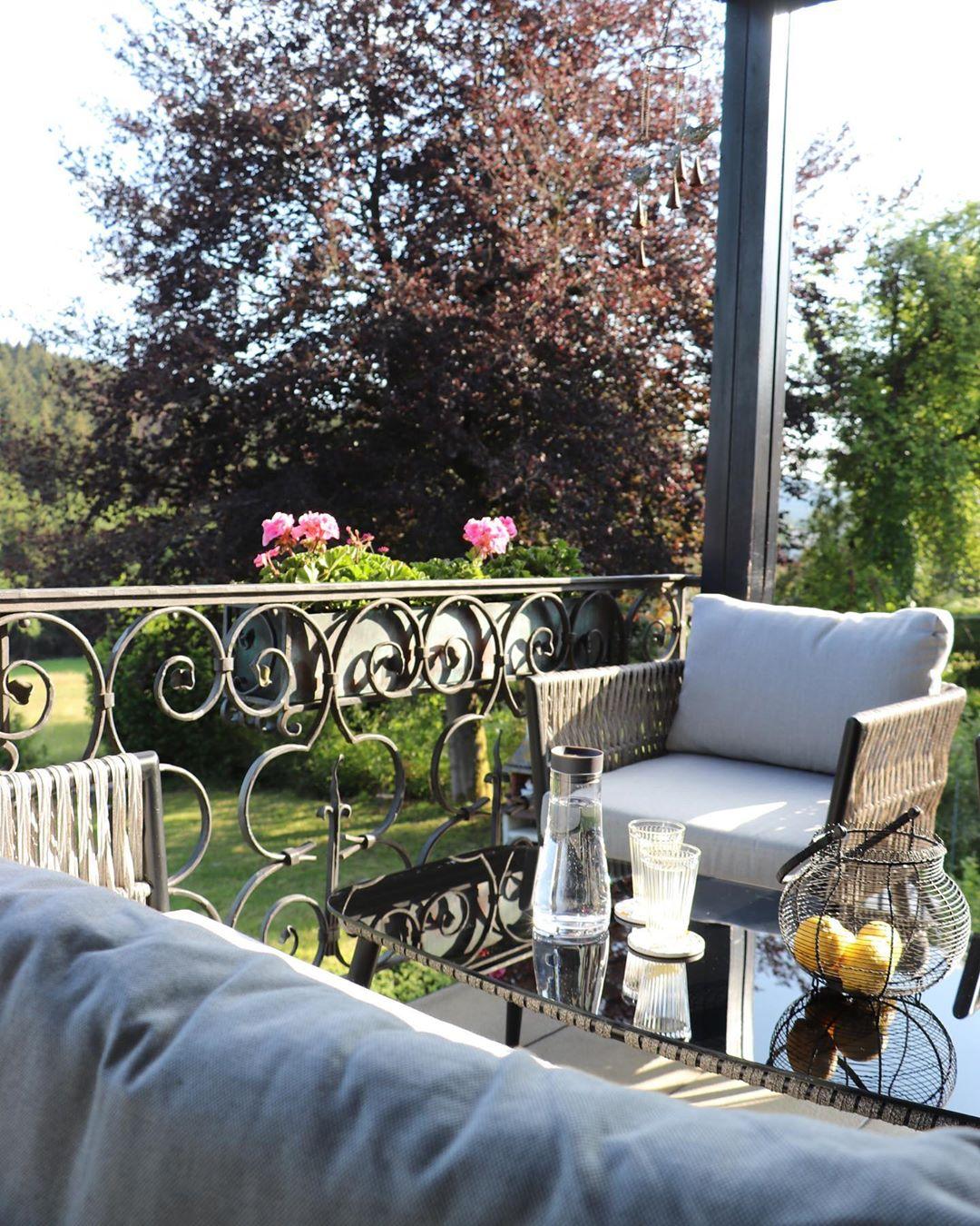 Loungeset met tafel 4-zits PREVEZA PE rotan Grijs