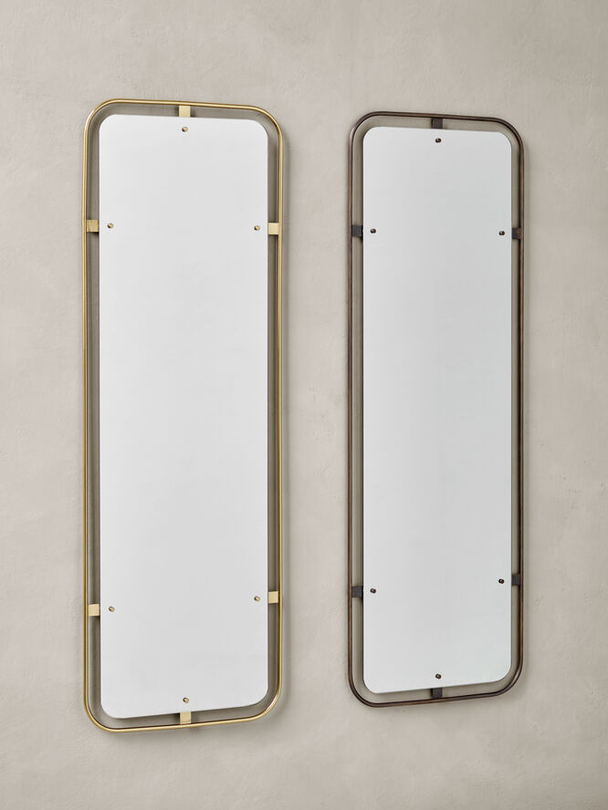 Audo Copenhagen Nimbus, Mirror, Rectangular, Polish Guld
