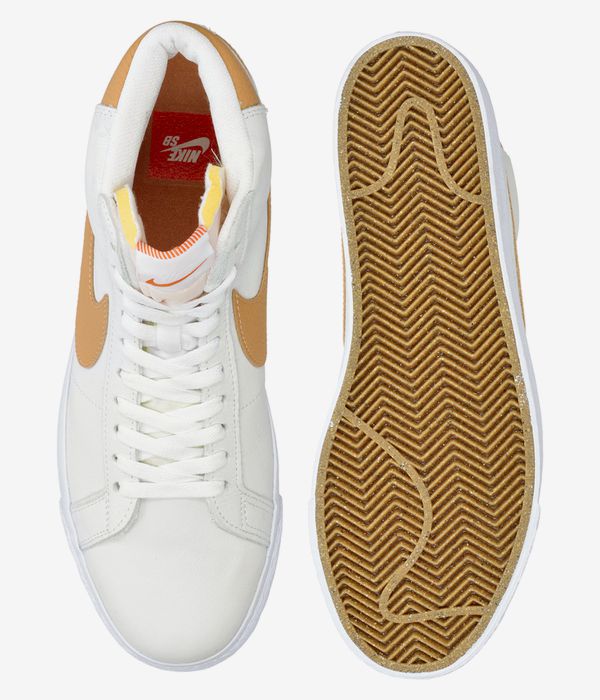 Nike SB Zoom Blazer Mid Iso Schuh (white lt cognac)