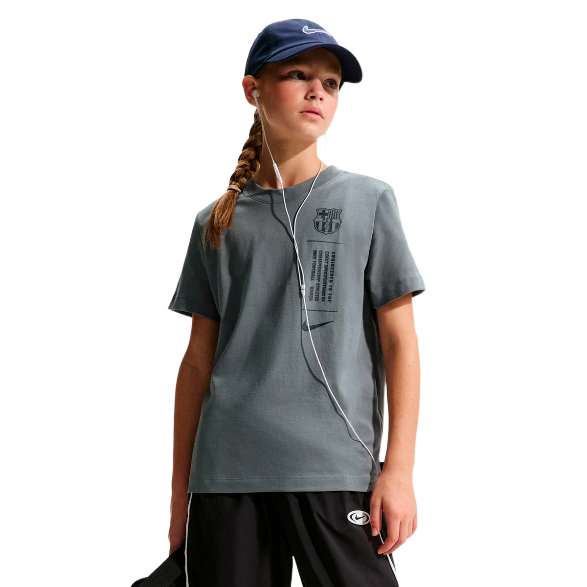 T-Shirt Nike FC Barcelona Fanswear 2025-2026 Criança