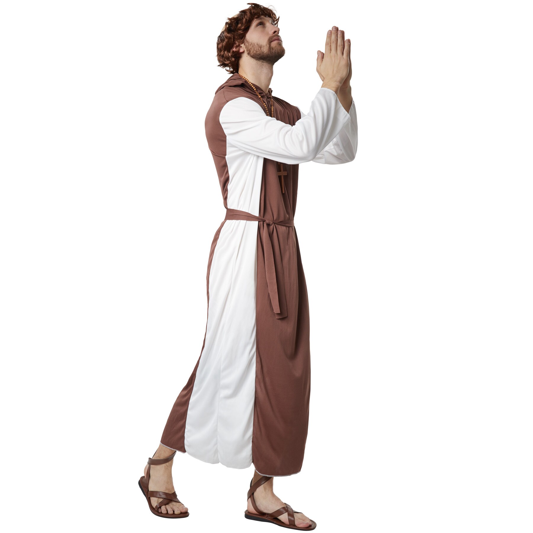 tectake® Herrenkostüm Frommer Klosterbruder