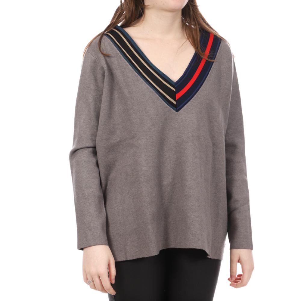 Teddy Smith Pull Gris Femme Teddy Smith Sandy