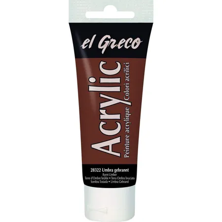 KREUL el Greco Acrylic Umbra gebrannt 75 ml Tube
