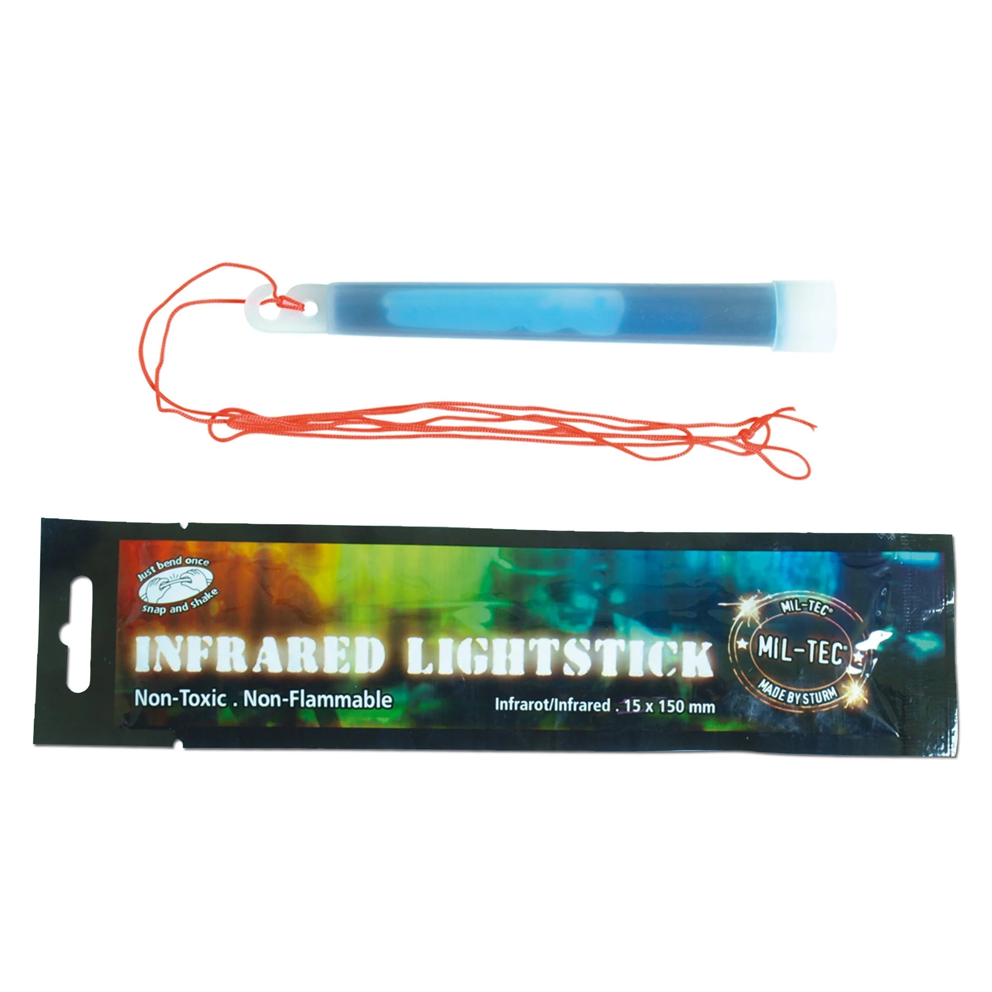 Mil-Tec -  Leuchtstab 15 x 150 mm Infrarot