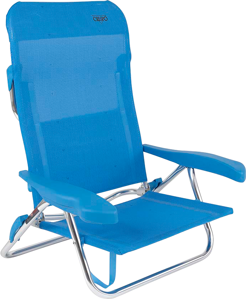 Crespo AL/221-M Beach Chair Strandstuhl hellblau
