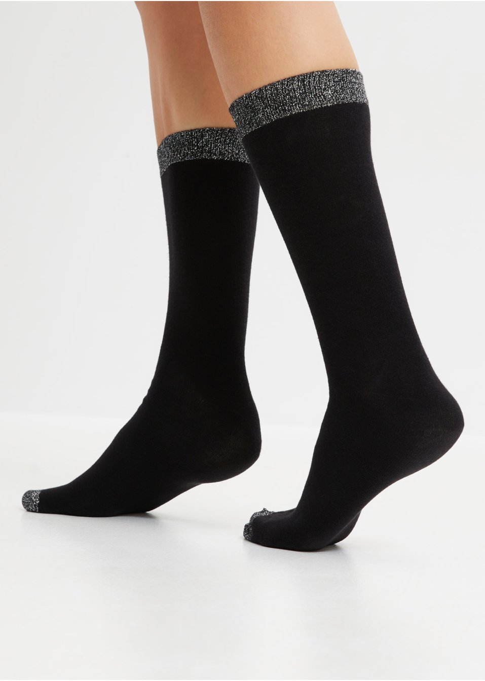 Lot de 5 paires de chaussettes avec fil brillant