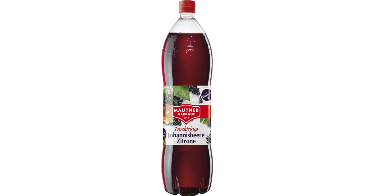 MAUTNER MARKHOF Sirup Johannnisbeer-Zitrone 1,5 Liter