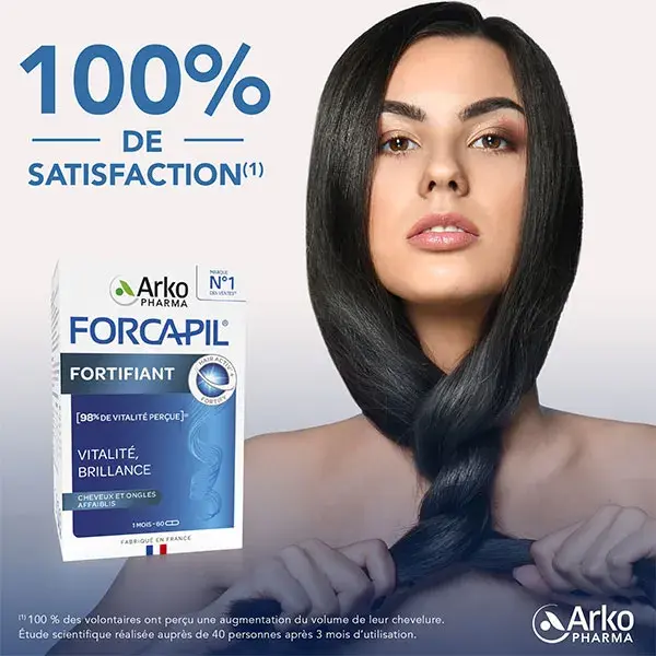 Arkopharma Forcapil Cheveux et Ongles Zinc Vitamine B 180 gélules