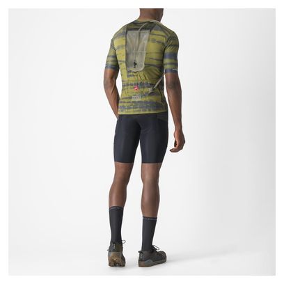 Maillot Manches Courtes Castelli Unlimited Pro Vert