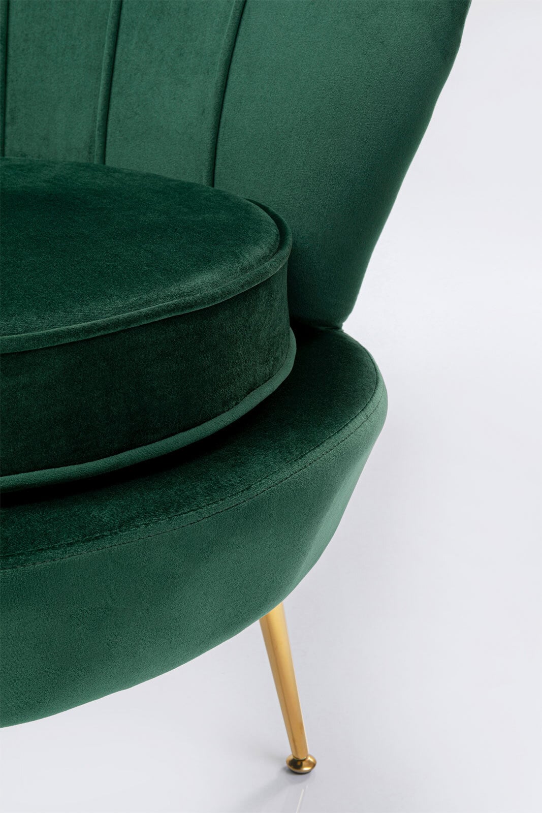 KARE DESIGN Cocktailsessel WATER LILY dunkelgrün