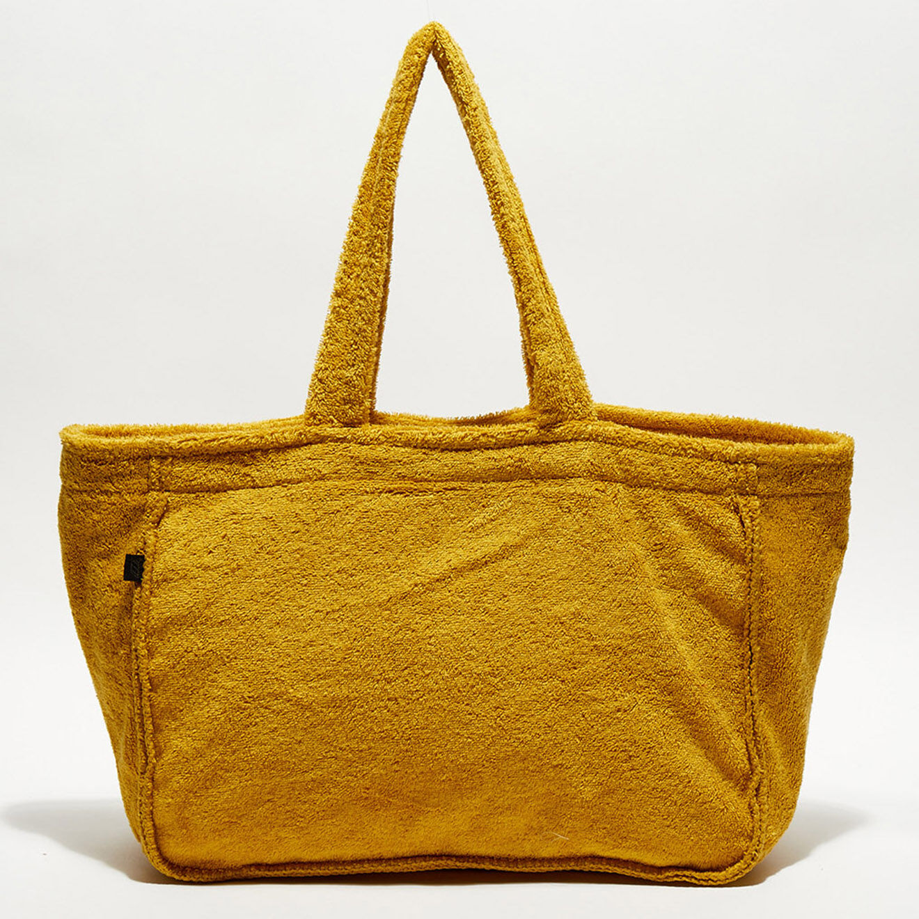Haomy Sac en éponge St Barth safran - 48x35 cm