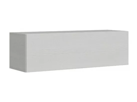 Armoire lit 120x190 avec canapé et meuble haut bois blanc Kanto-Couleur Microfibre 06