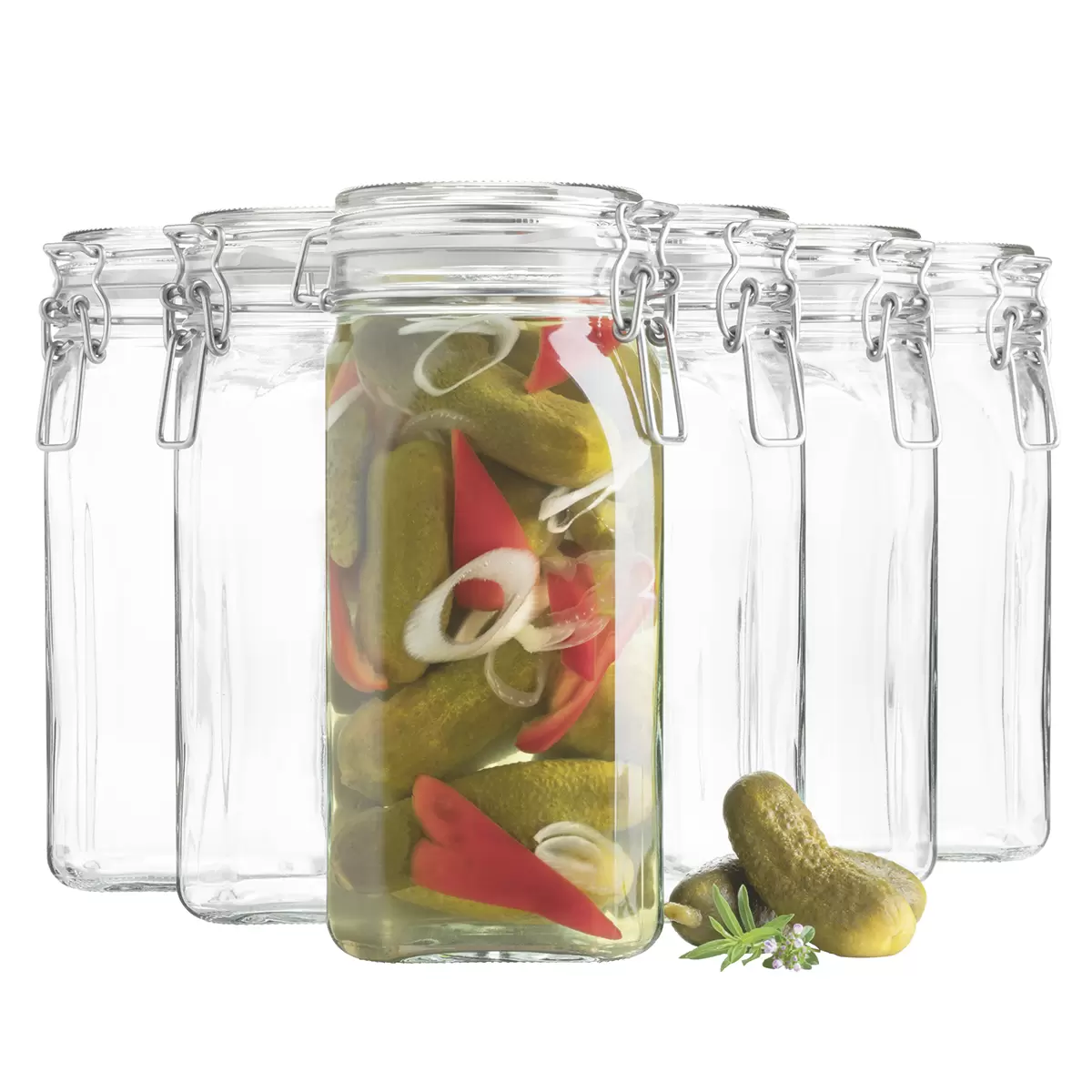 Einmachglas 6er Set GOTHIKA Transparent