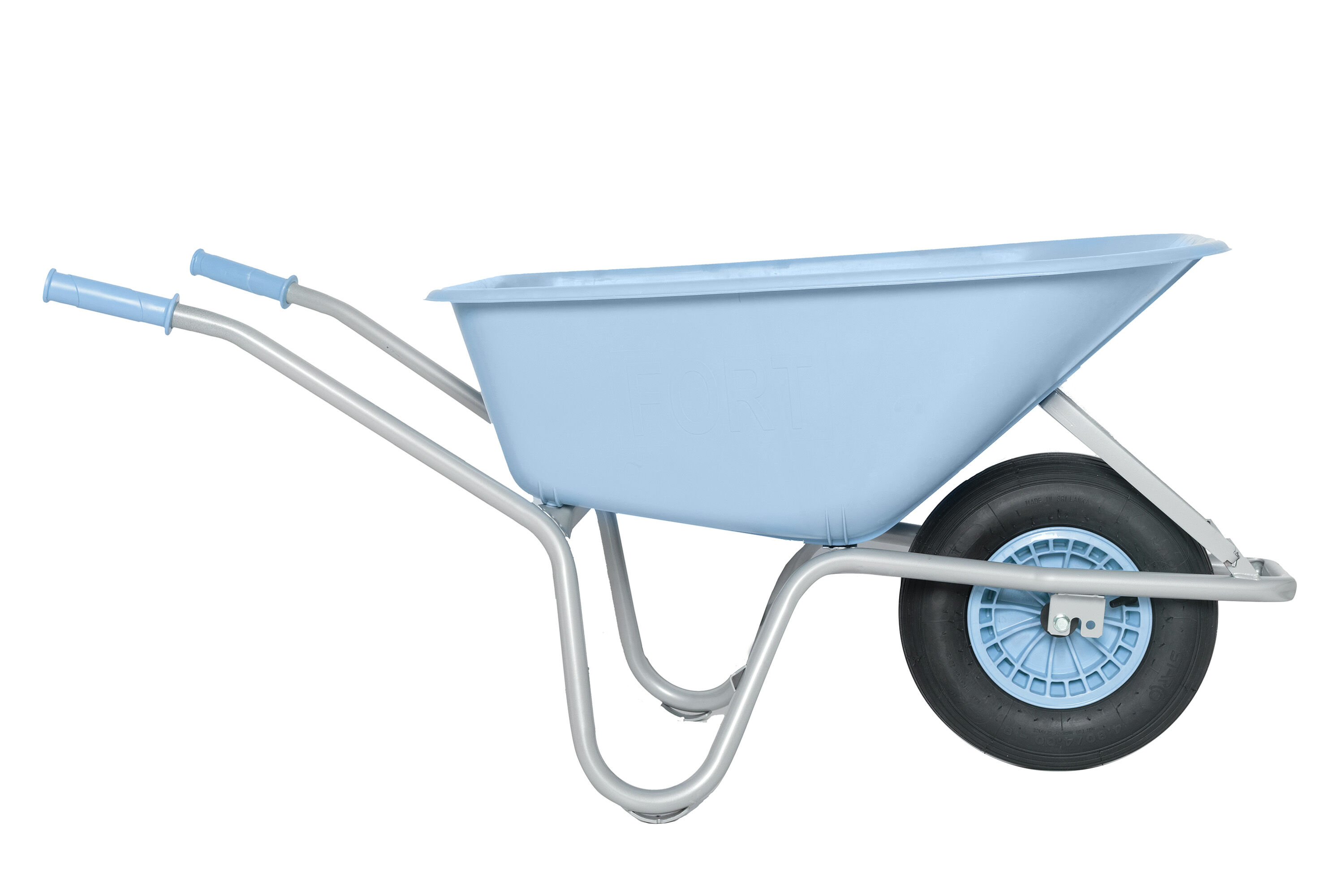 FORT TKA-100 - Kruiwagen - Blauw - 100 liter - 13 cm