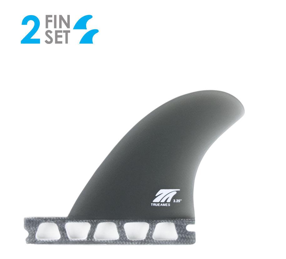 True Ames Fins Side Bites Fiber Glass - Futures - 3.25
