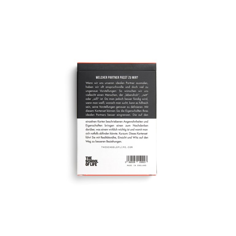 The School of Life Kartenspiel Welcher Partner …