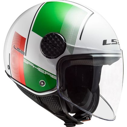 Casque LS2 OF558 - SPHERE LUX - FIRM - Blanc / Vert