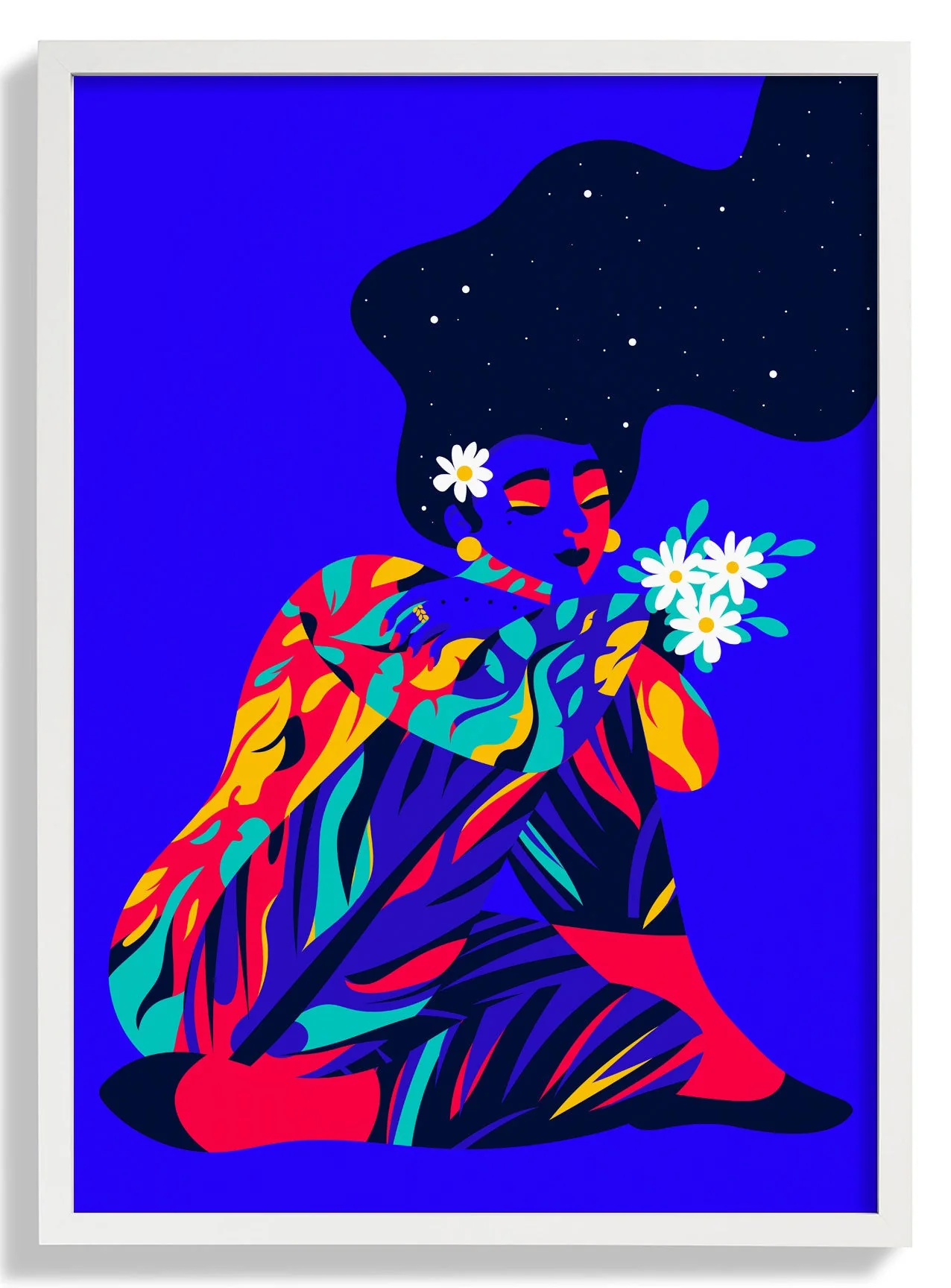 Tag der Erde blau von Sofia Doudine