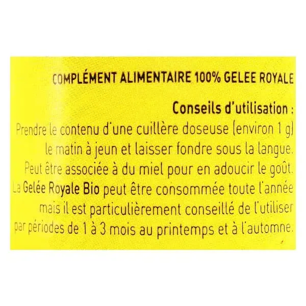 Geleia Real Orgânica NutriExpert, frasco de 25g.