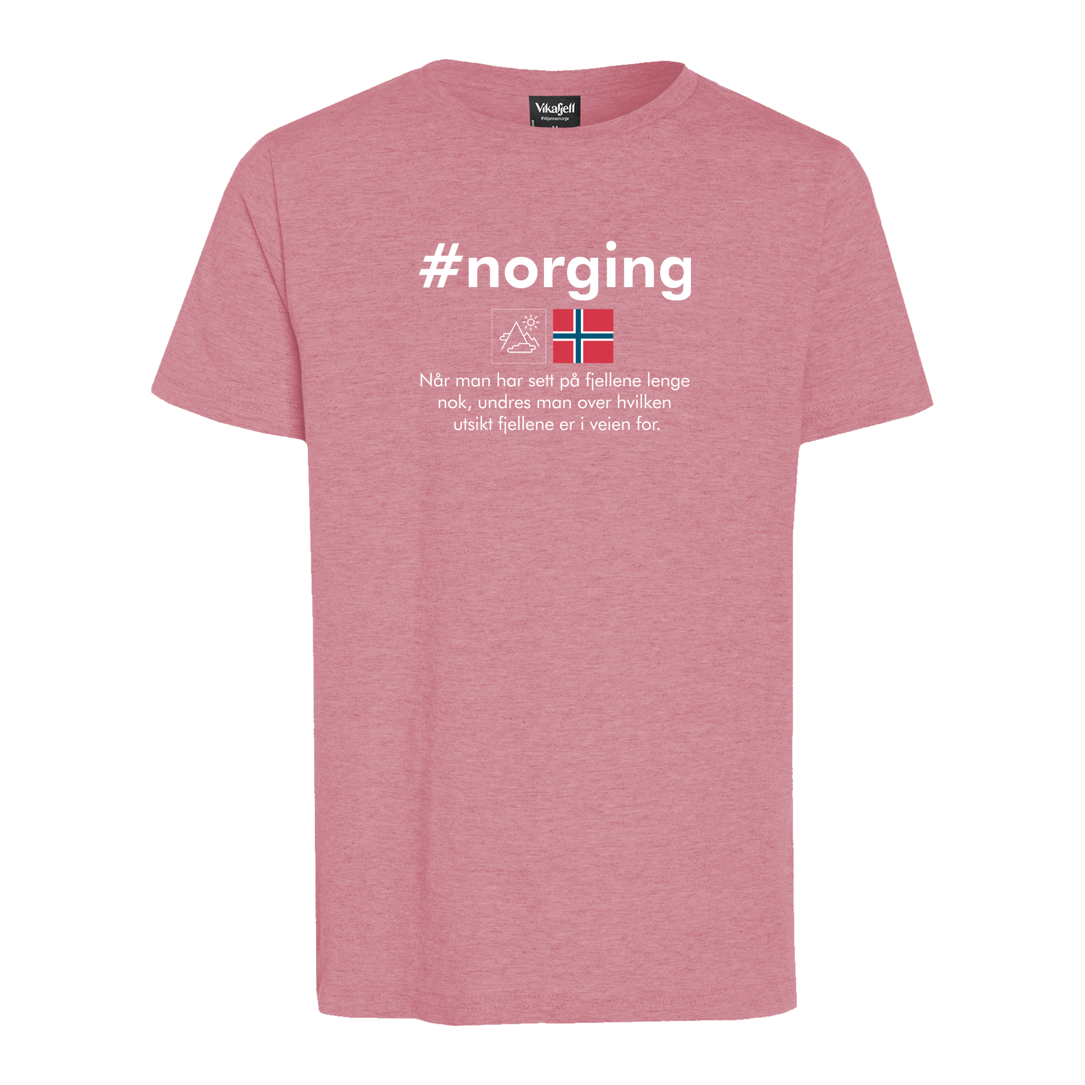 Vikafjell Morgedal #norging T-skjorte Junior - Fritid og bomull