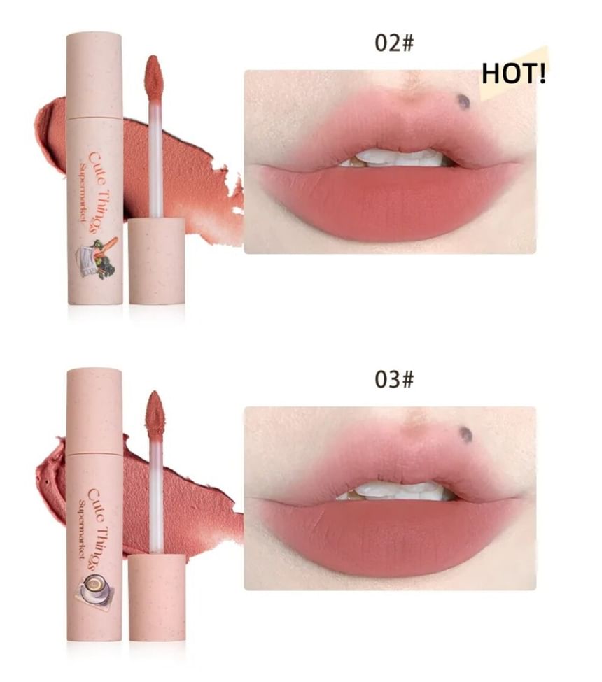 FLORTTE - Matte Lip Cream - 3 kleuren (1-3)