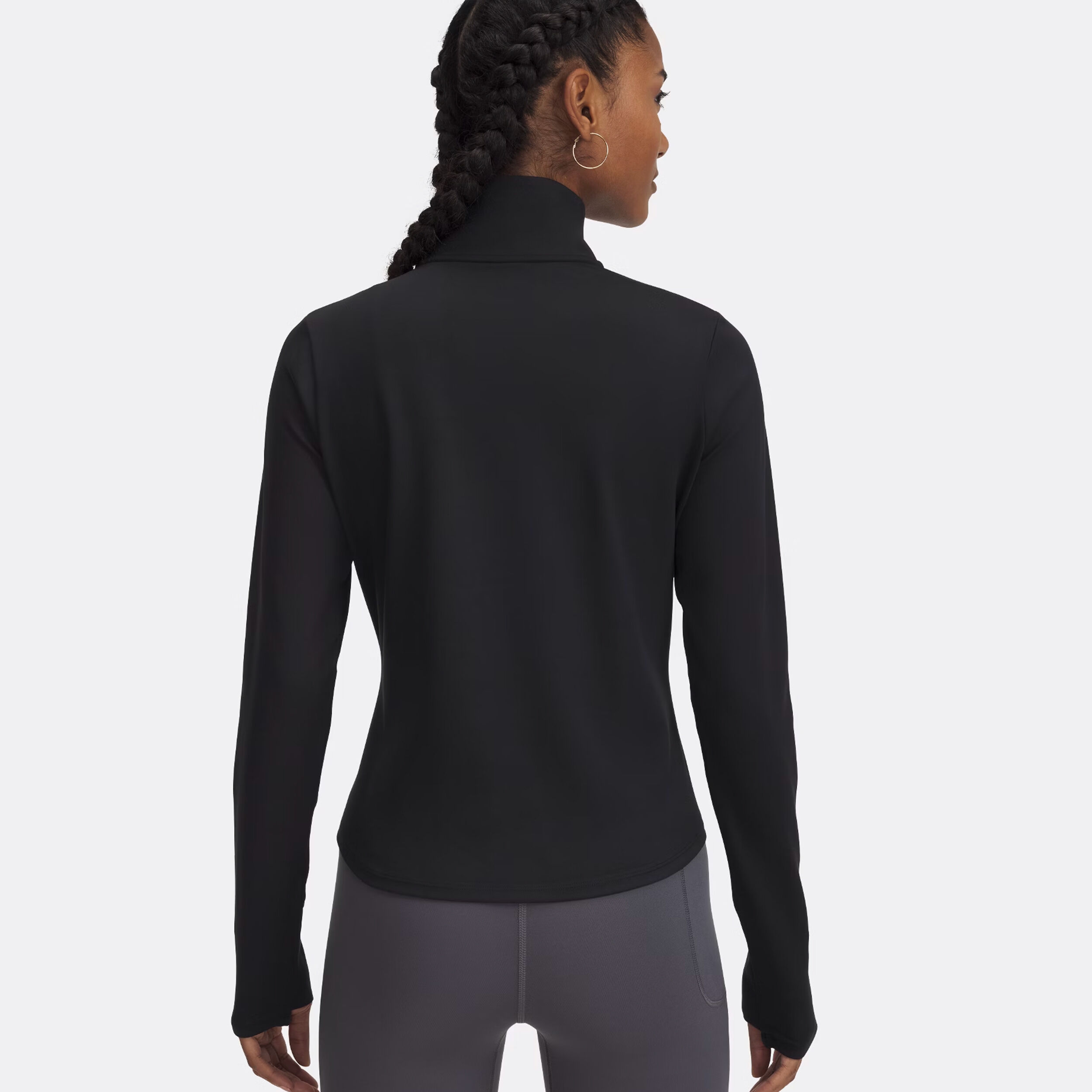 Under Armour Motion Half-Zip Haut Manches Longues Femmes - Noir