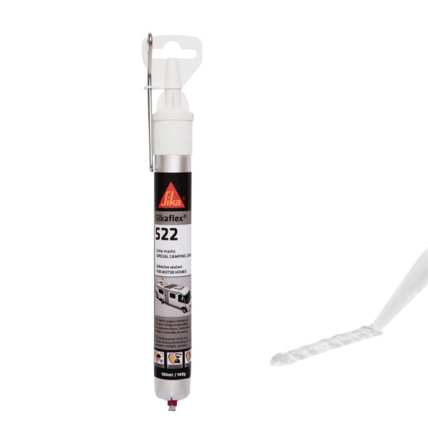 Colle Mastic SIKAFLEX 522 Blanc 100ml