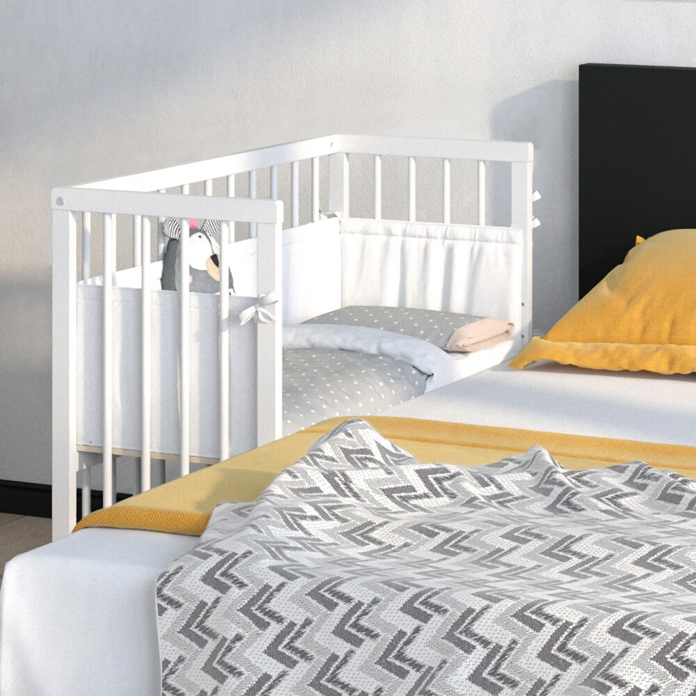 VITALISPA Beistellbett SOPHIE Babybett Stillbett Stubenbett Nestchen Boxspringbett