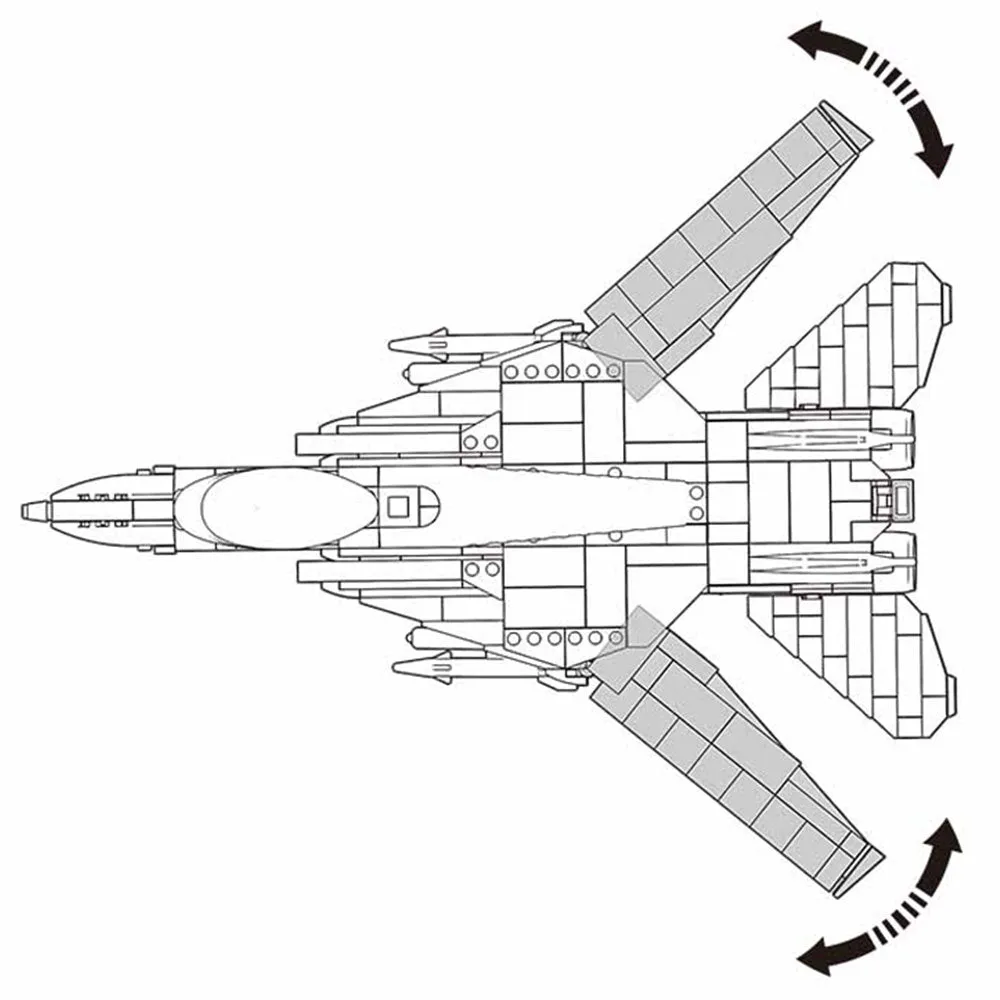 Sluban -  Bausteinset Modern Jet Fighter M38-B0755