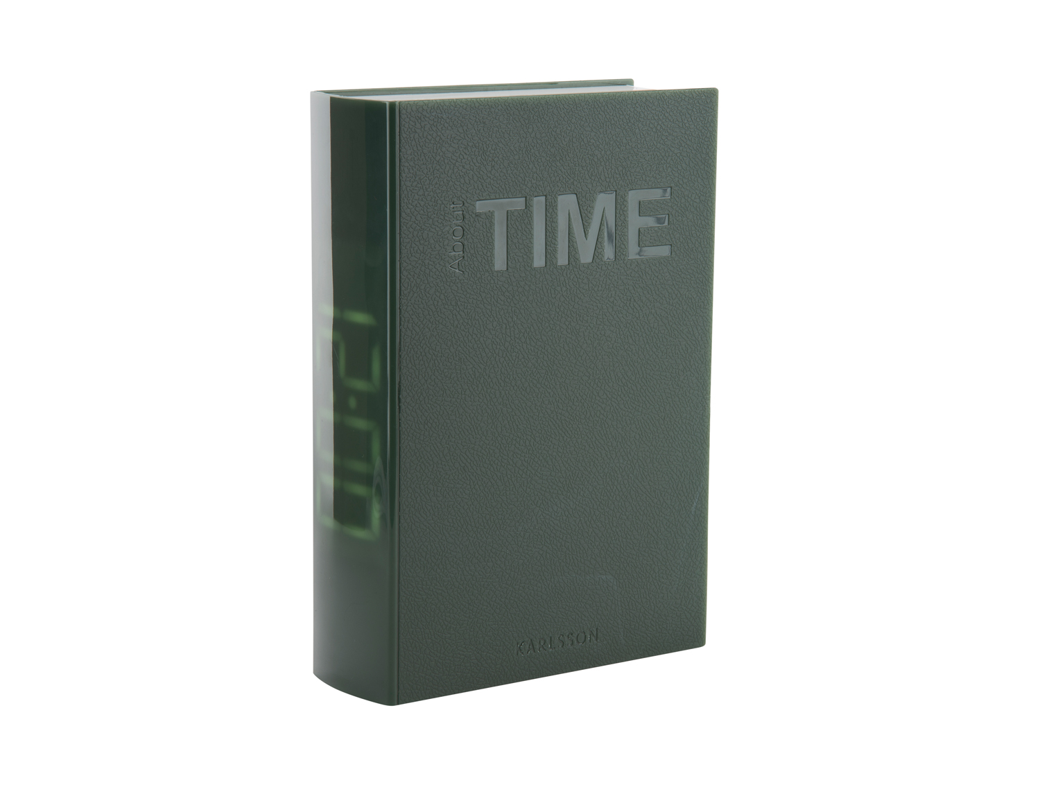 Alarm clock Book LED ABS jungle green