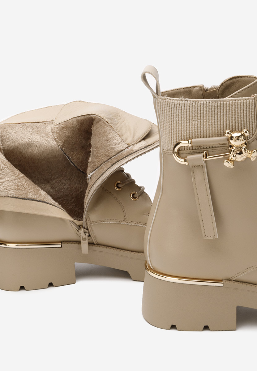 Bottines à lacets femme kaki Eryn V2