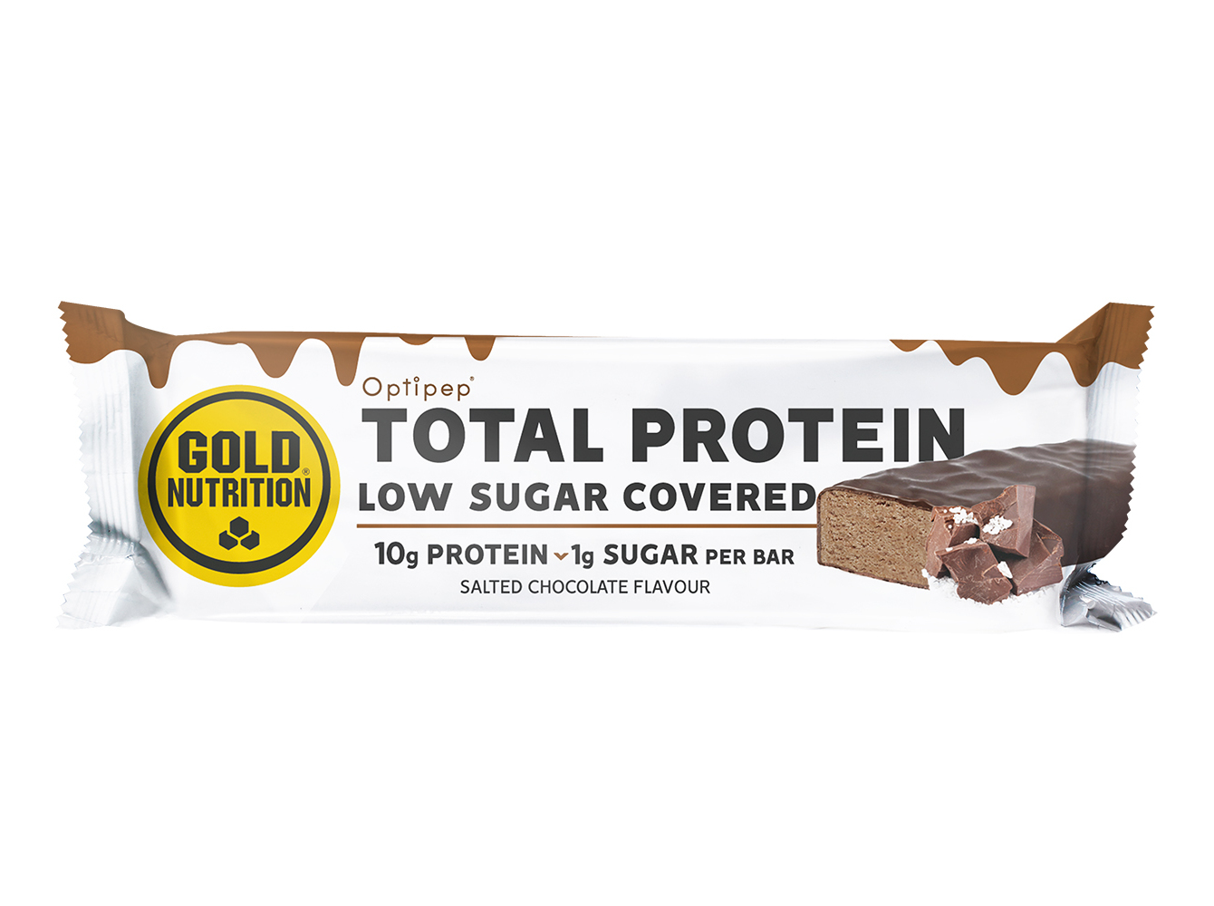 BARRA GOLDNUTRITION COBERTURA CHOC. SALGADO 30 G