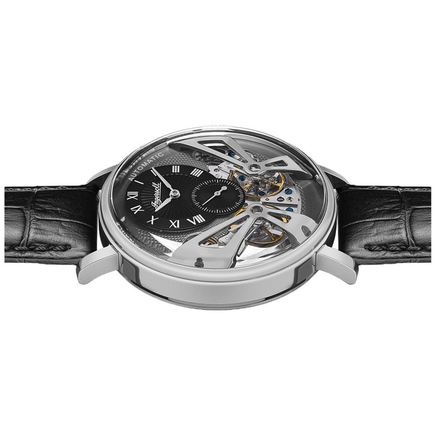 Ingersoll 1892 The Tennessee Black Silver Watch I13103