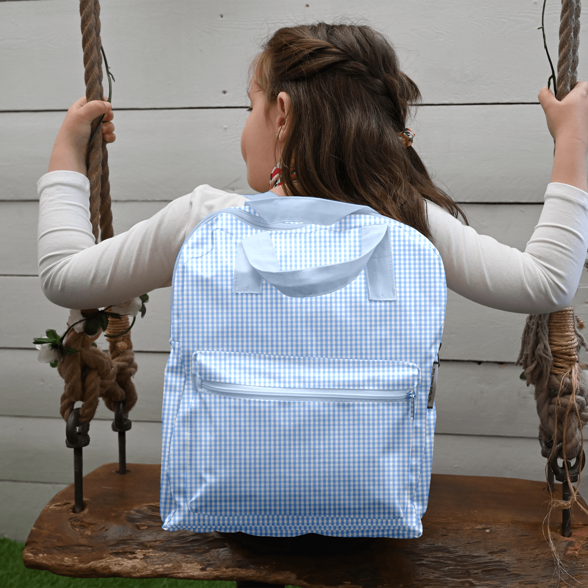 Petit Sac À Dos Gaby Vichy Ciel
