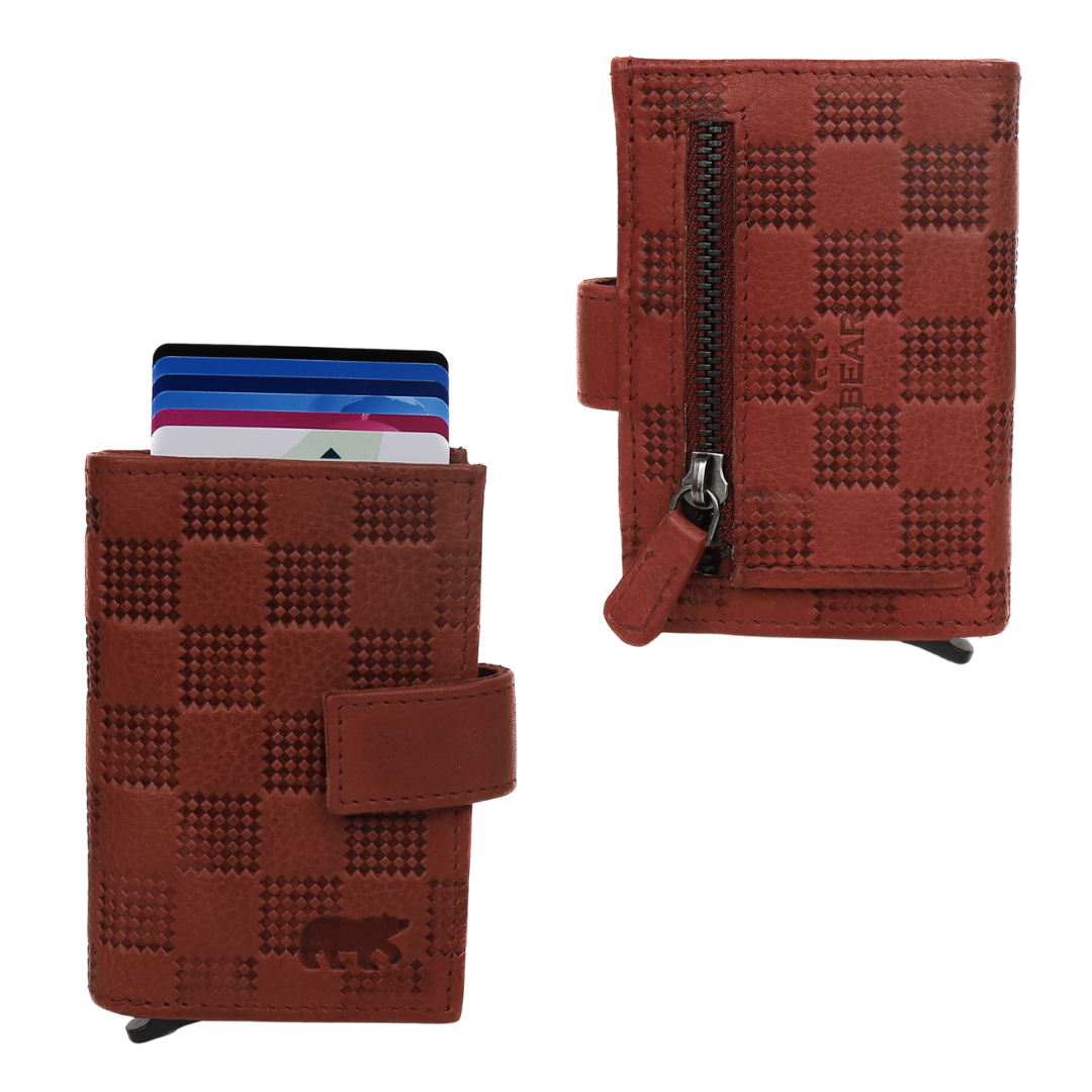 Pasjeshouder 'Elsie' block/rood Block Rood