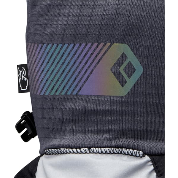 Gant ski de randonnée BLACK DIAMOND GRIDTECH STORM HOOD GLOVES CARBON/GLACIER