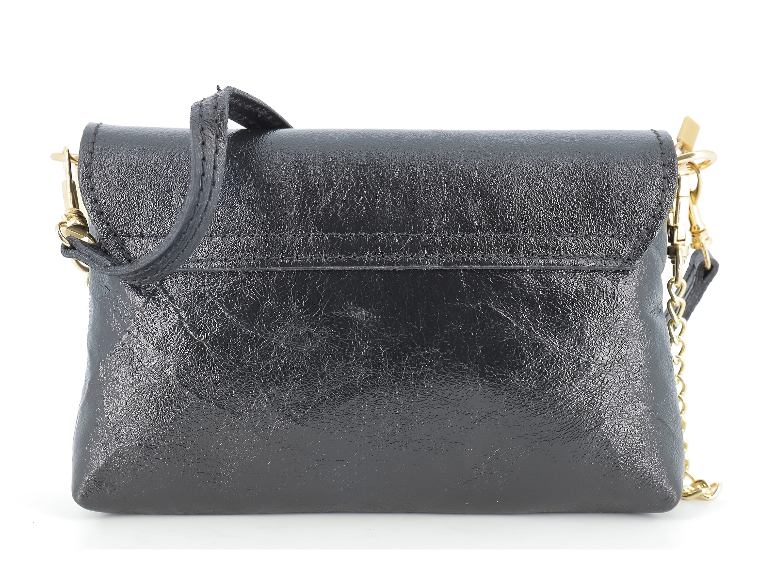 L brand-284 SAC CUIR Cuir Noir