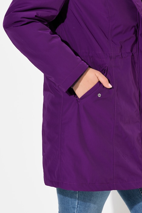 HYPRAR Performance-Parka, Stehkragen, Kapuze, recycelt