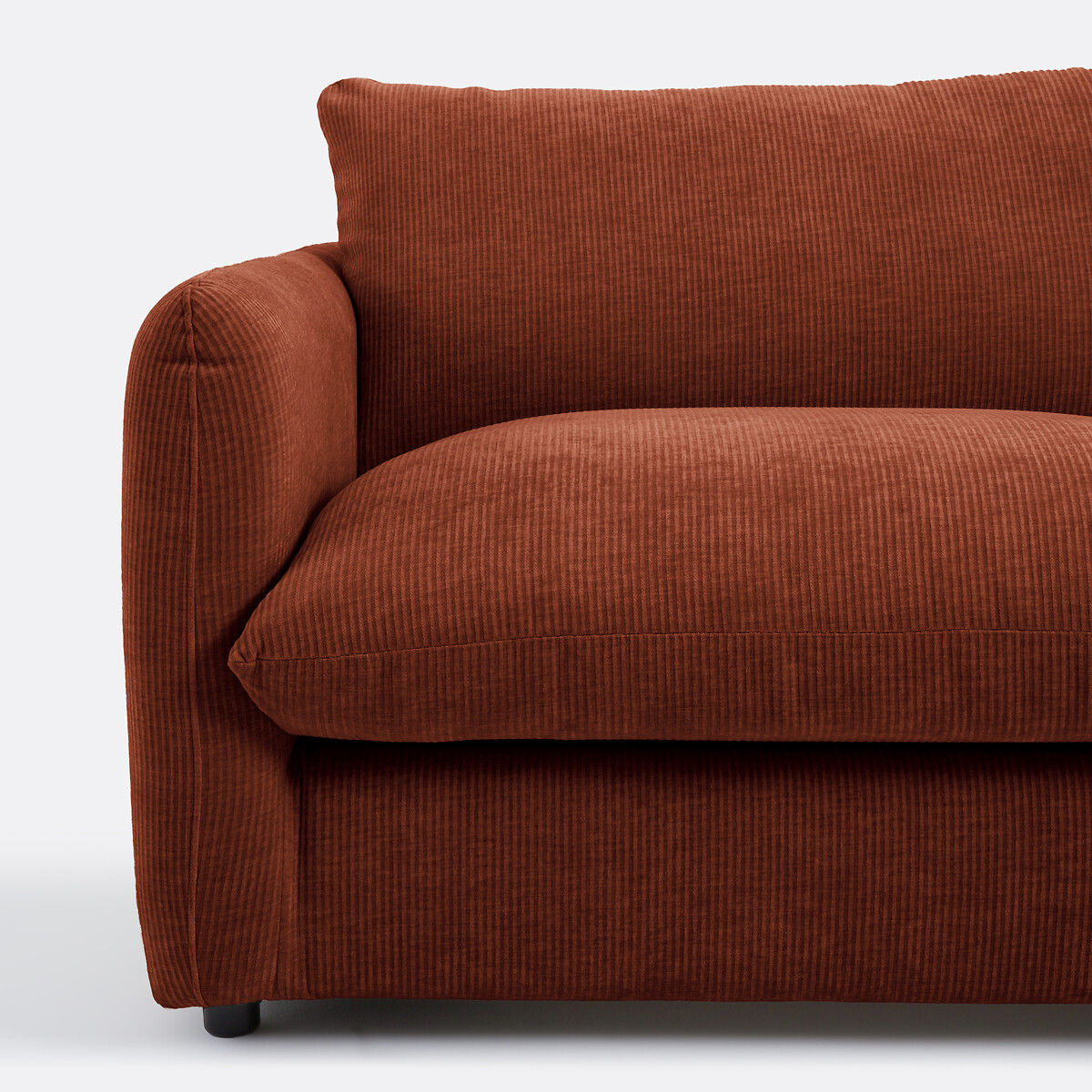 LA REDOUTE INTERIEURS<br>Sofá de 2, 3, 4 lugares, veludo Yde