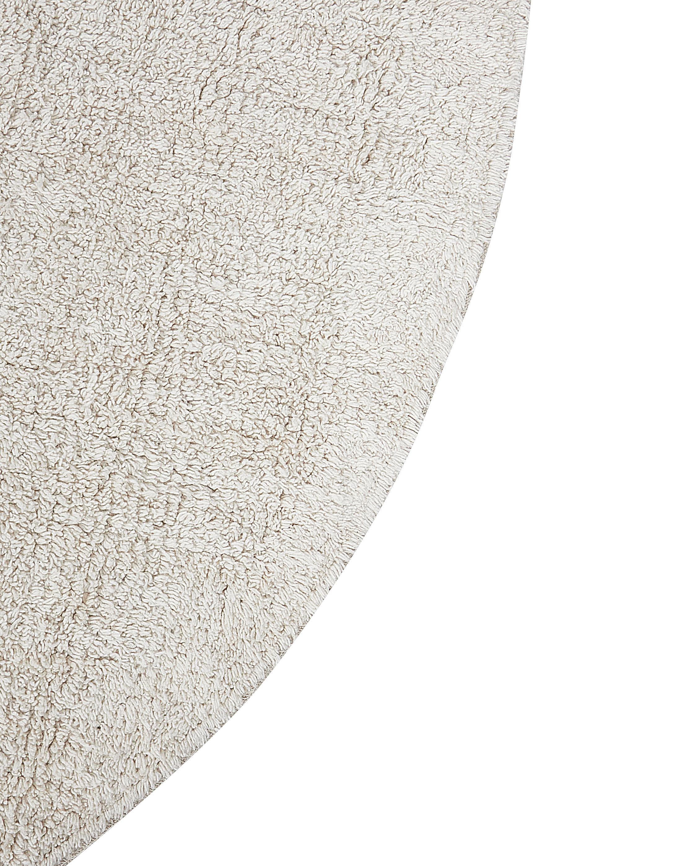 Kindervloerkleed HEART Beige ø 140 cm Katoen