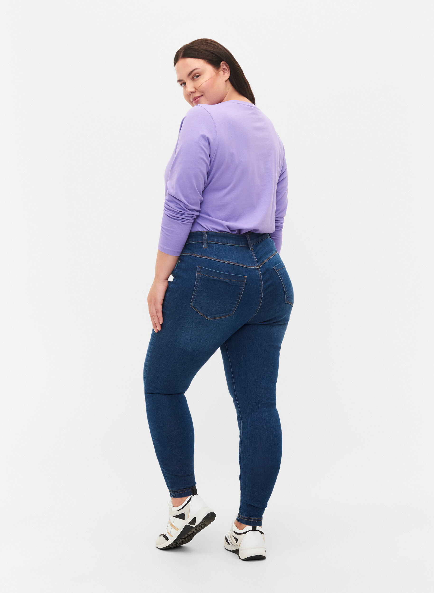 Jeggings i bomuldsblanding