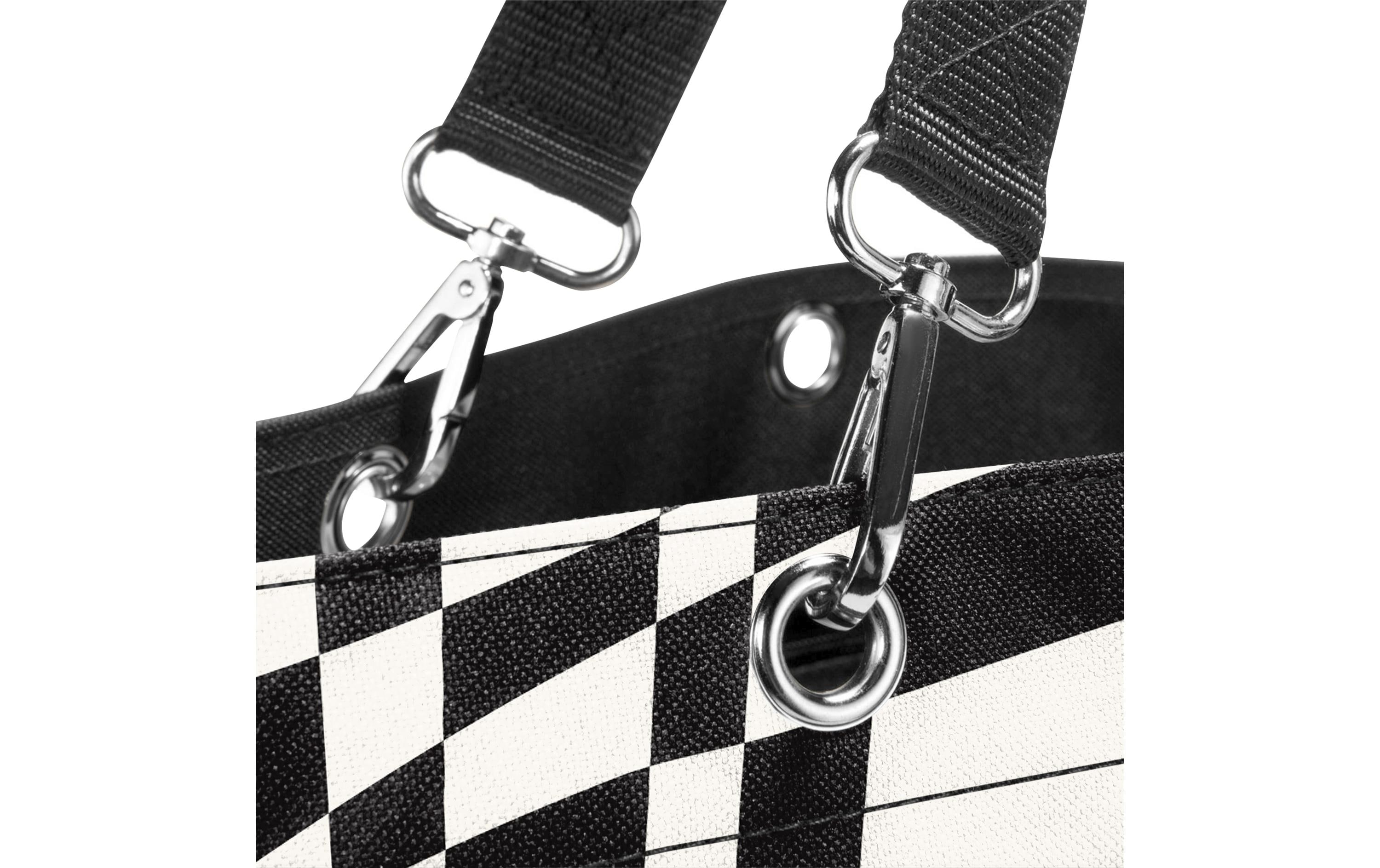 Tasche Shopper XL Op-ArtEinkaufstasche mit Tragegriffen