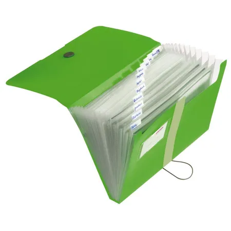 Herlitz Fächermappe PP A4 Apfel 12 Fächer easy orga to go