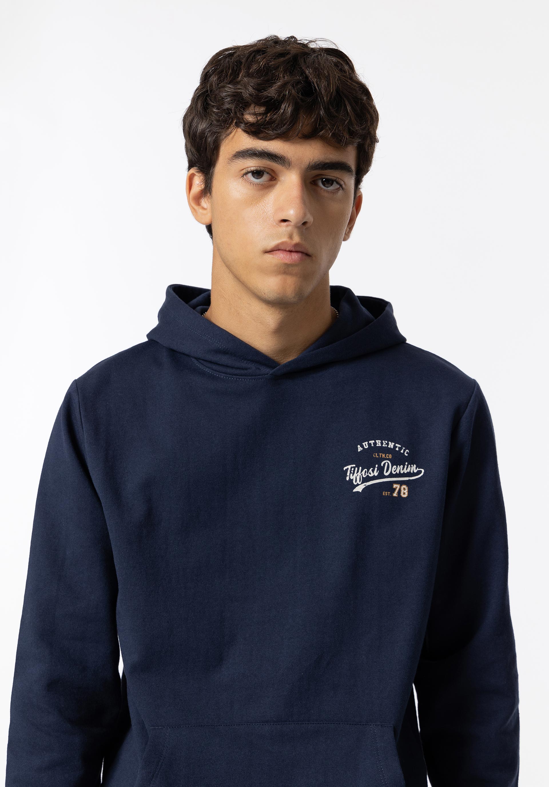 Hoodie com Estampado Frontal